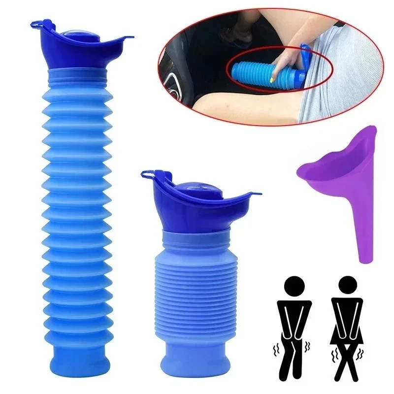 Male Female Portable Urinal Travel Camping Car Toilet Pee Bottle Emergency Kit