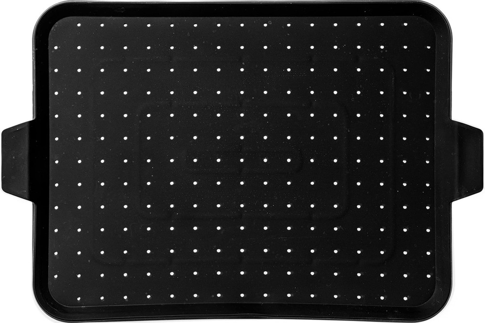 Baking & Splatter Screen for Frying Pan Beckon 17.5" x 12", Black Rectangular