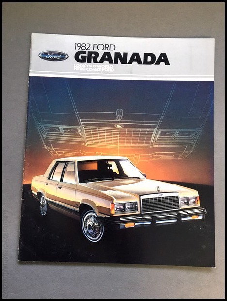 1982 Ford Granada 20-page Original Sales Brochure Catalog