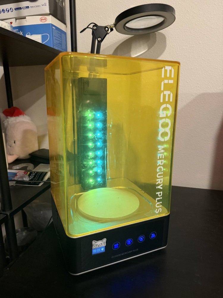 ELEGOO Mars 2 Pro LCD 3D Printer Touchscreen USB Mercury Plus Wash Cure Station