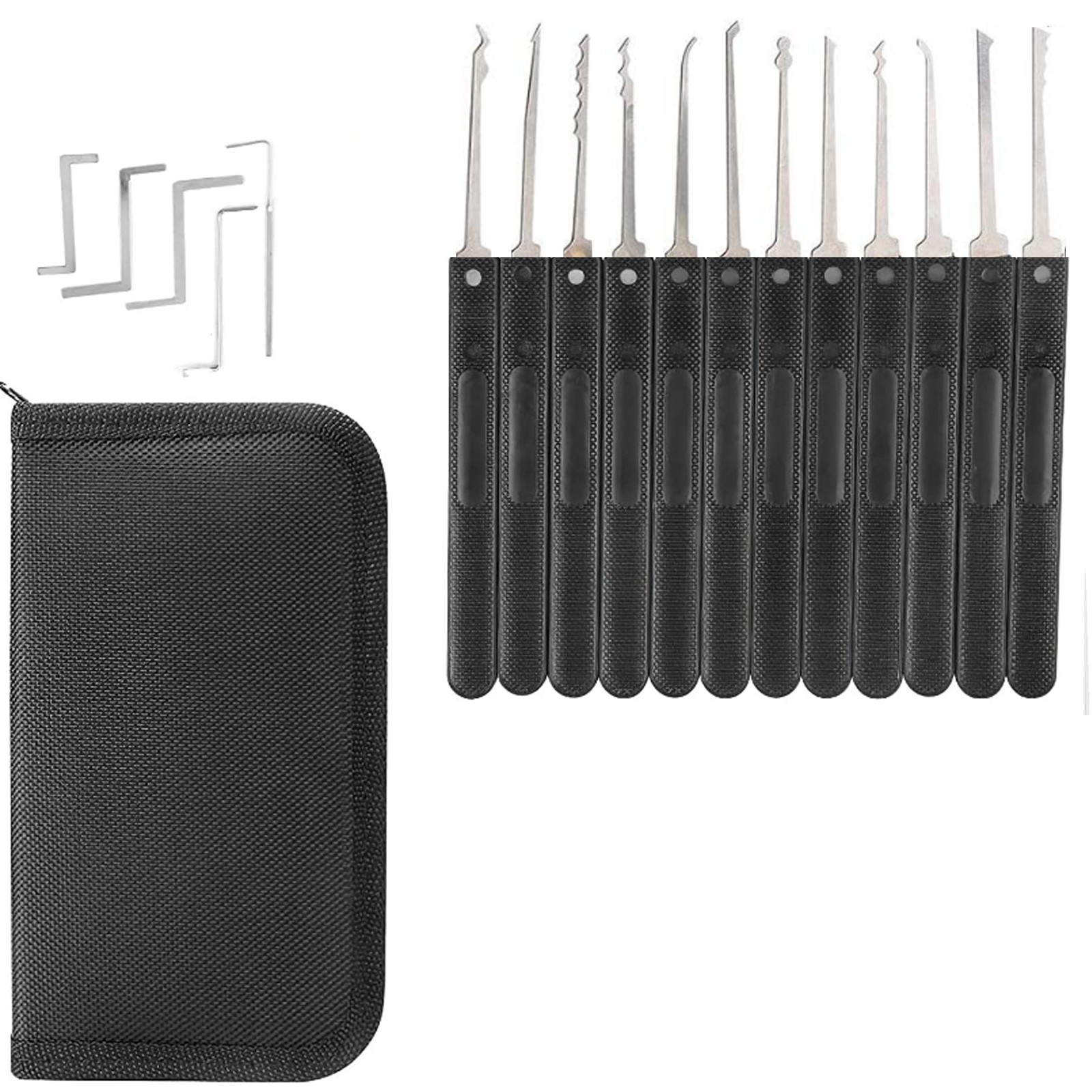 34 Pcs Padlock Unlocking Lock Practice Tool Set for Novice Beginner Locksmith US