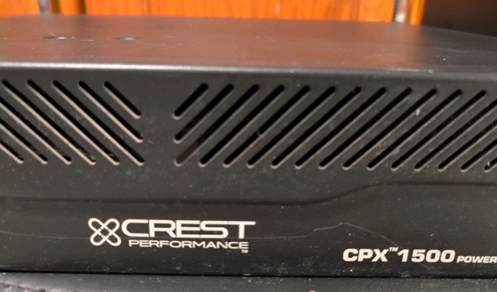 Crest Performance CPX 1500 Power Amplifier works great!