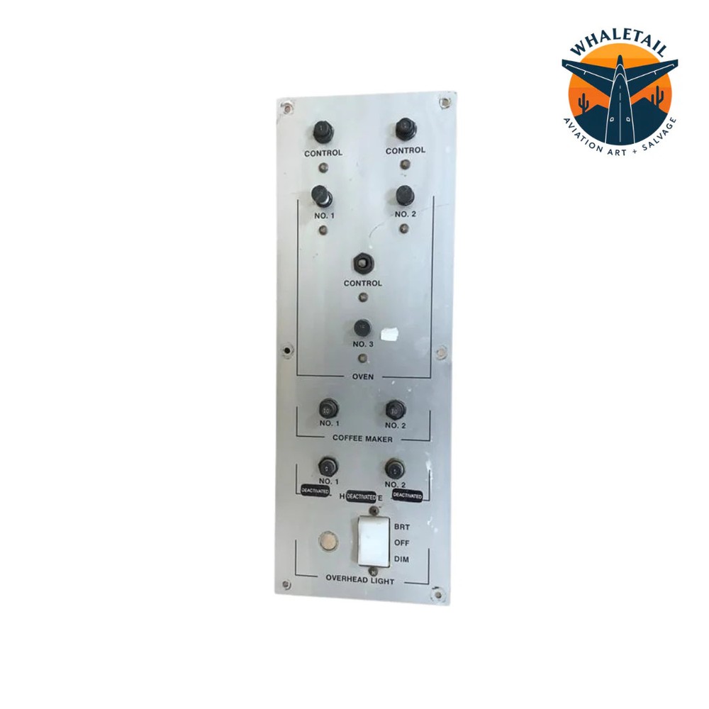 747 Galley Overhead Light Control Panel