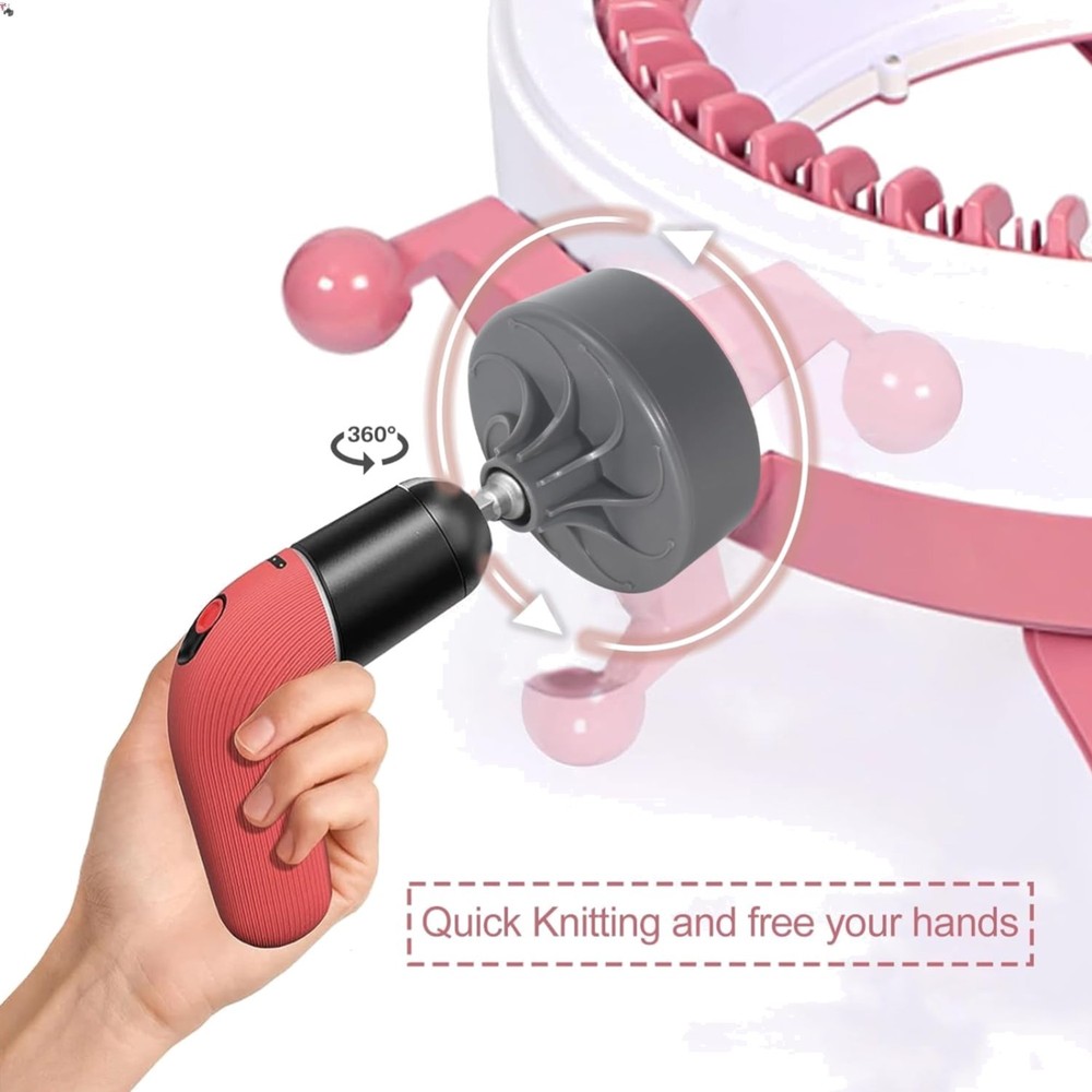 Knitting Machine Adapter, Quick Knit Replaceable Crochet Machine Adapter with...