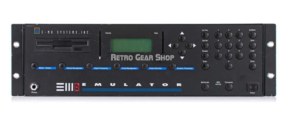 EMU EIII-XP Emulator Rack Module Sampler Vintage Rare