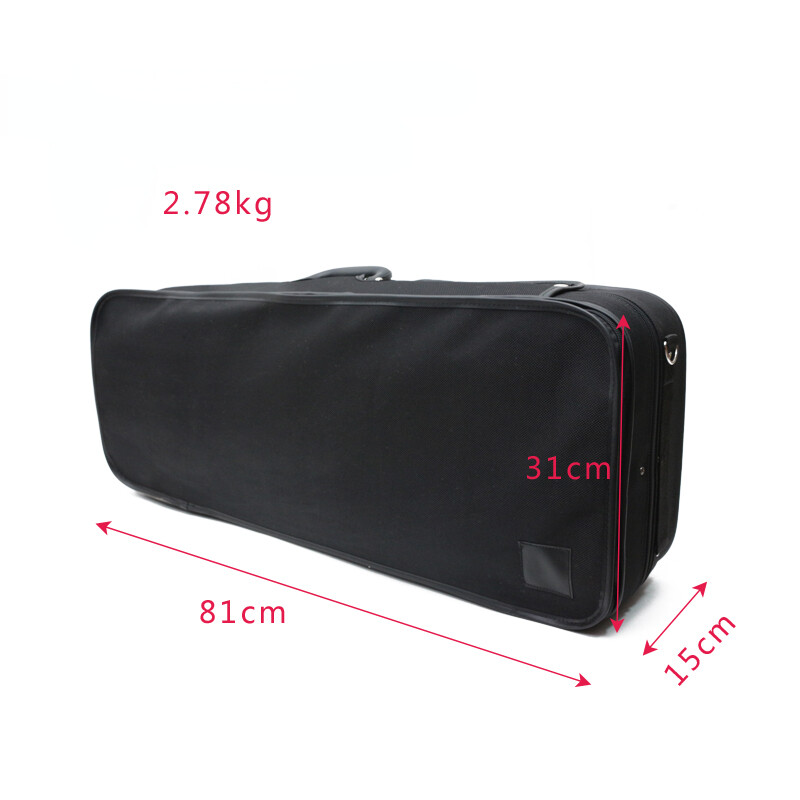 15-16 Inch Viola Case Oxford Durable Soft Red Padding Strong Protable