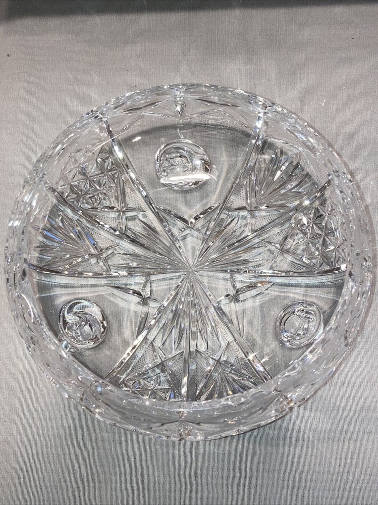 Clear glass Candy Dish
