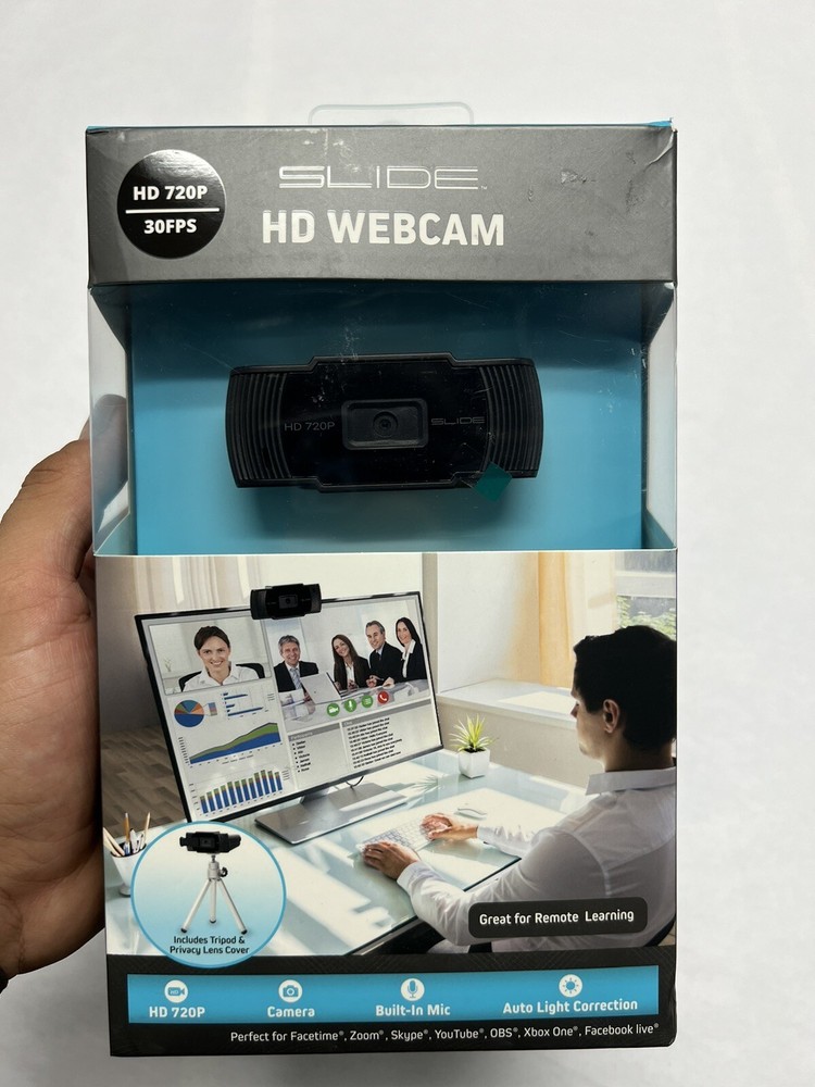 SLIDE WB12 USB 2.0 WebCam HD 720 30 FPS BRAND NEW SEALED