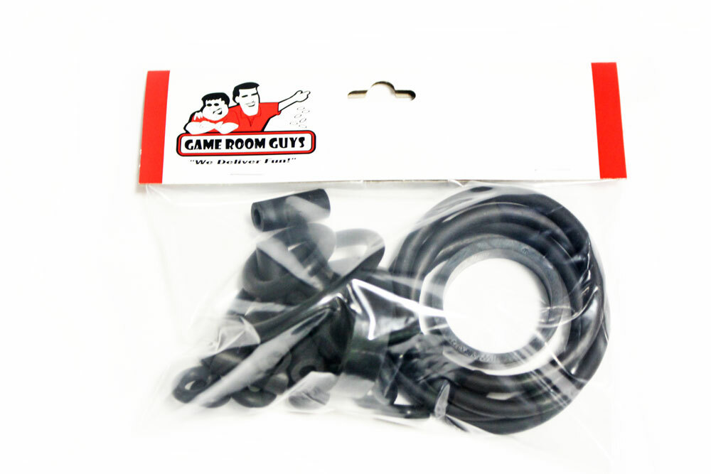 Williams Johnny Mnemonic Pinball Machine Replacement Rubber Ring Kit Black