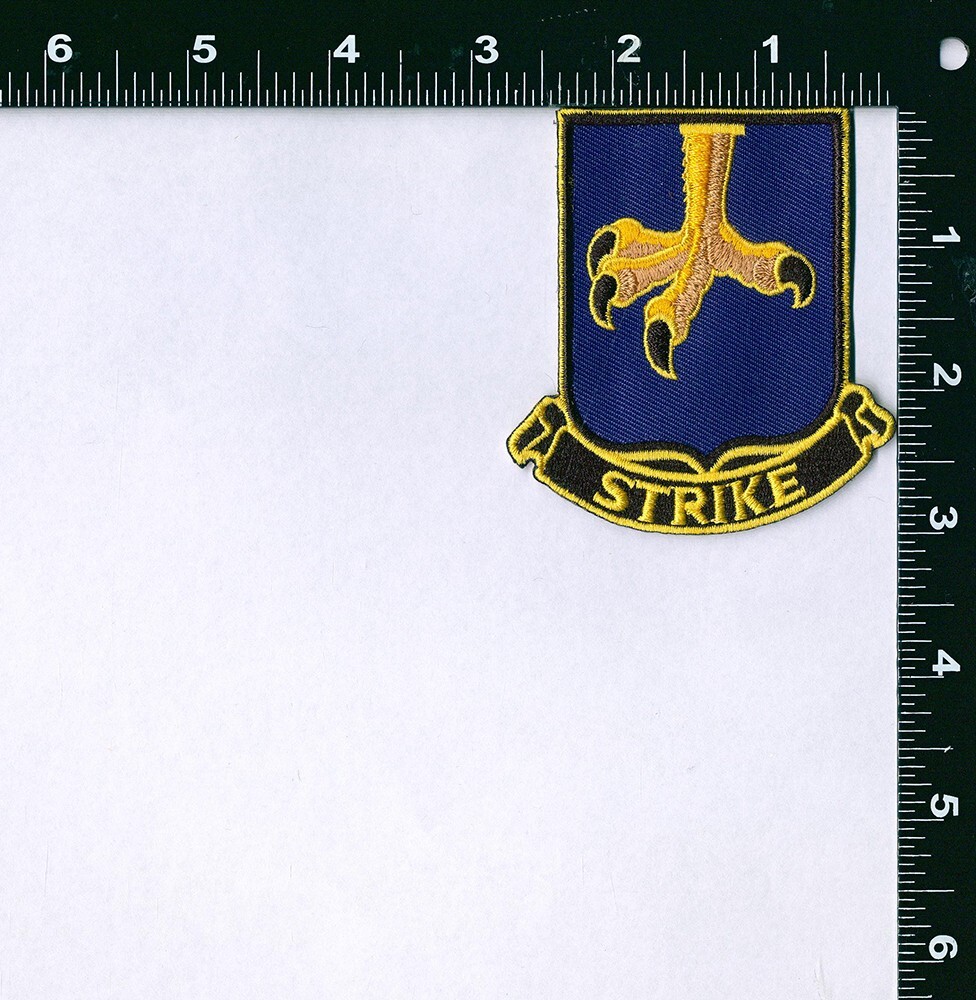 502nd Parachute Infantry "STRIKE" Patch - 3" X 2 1/2" Hook & Loop backing