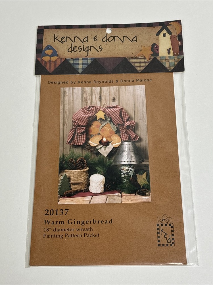 Kenna & Donna Designs Warm Gingerbread Painting Pattern Packet
