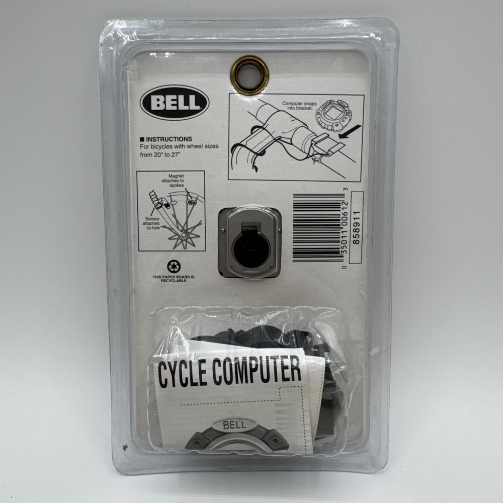 Bell 8 Computer Function Digital Speedometer For Bicycles 20" to 27" Sealed