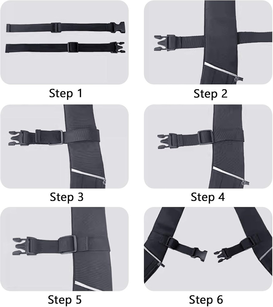 Adjustable Backpack Chest Strap Replacement Backpack Waist Strap Sternum Strap C