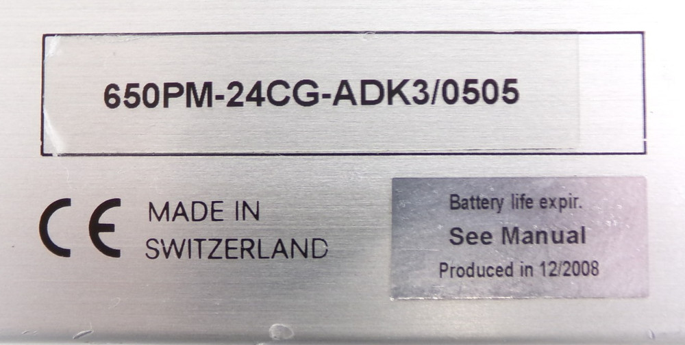 VAT 650PM-24CG-ADK3 Adaptive Pressure Controller PM-6 Working Surplus