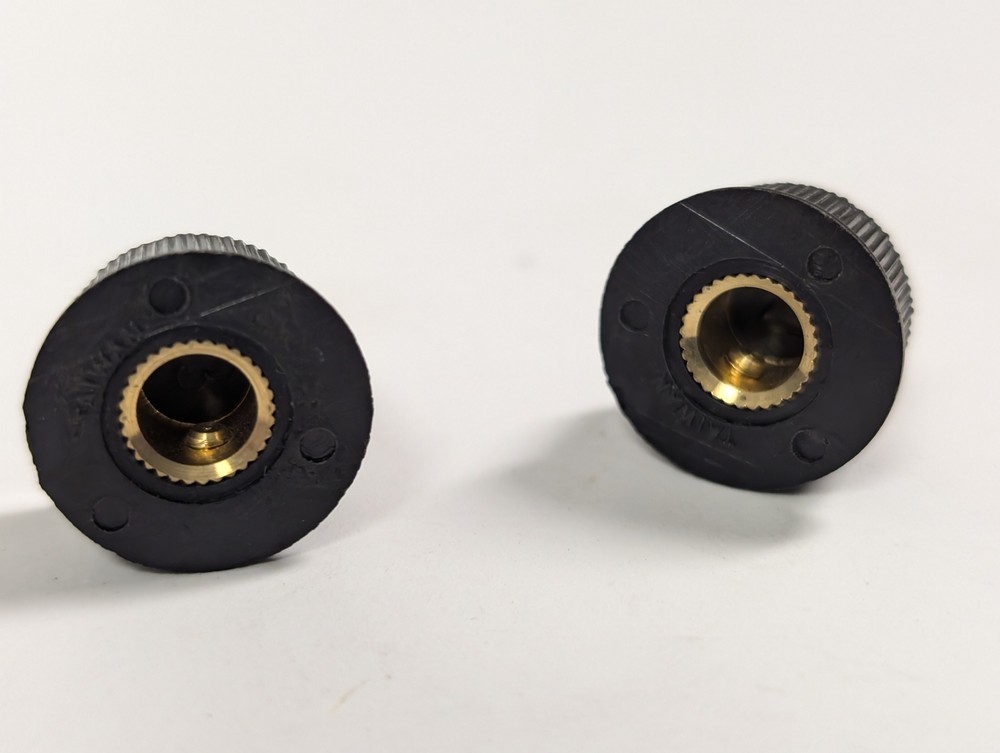 BLACK CONTROL KNOBS (2 PACK)