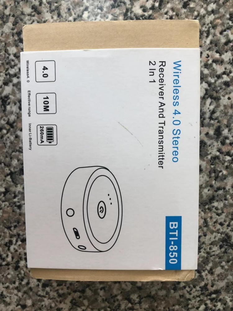BTI-850 2 in 1 Bluetooth 4.0 Transmitter Receiver 3.5mm Wireless Audio Adapter