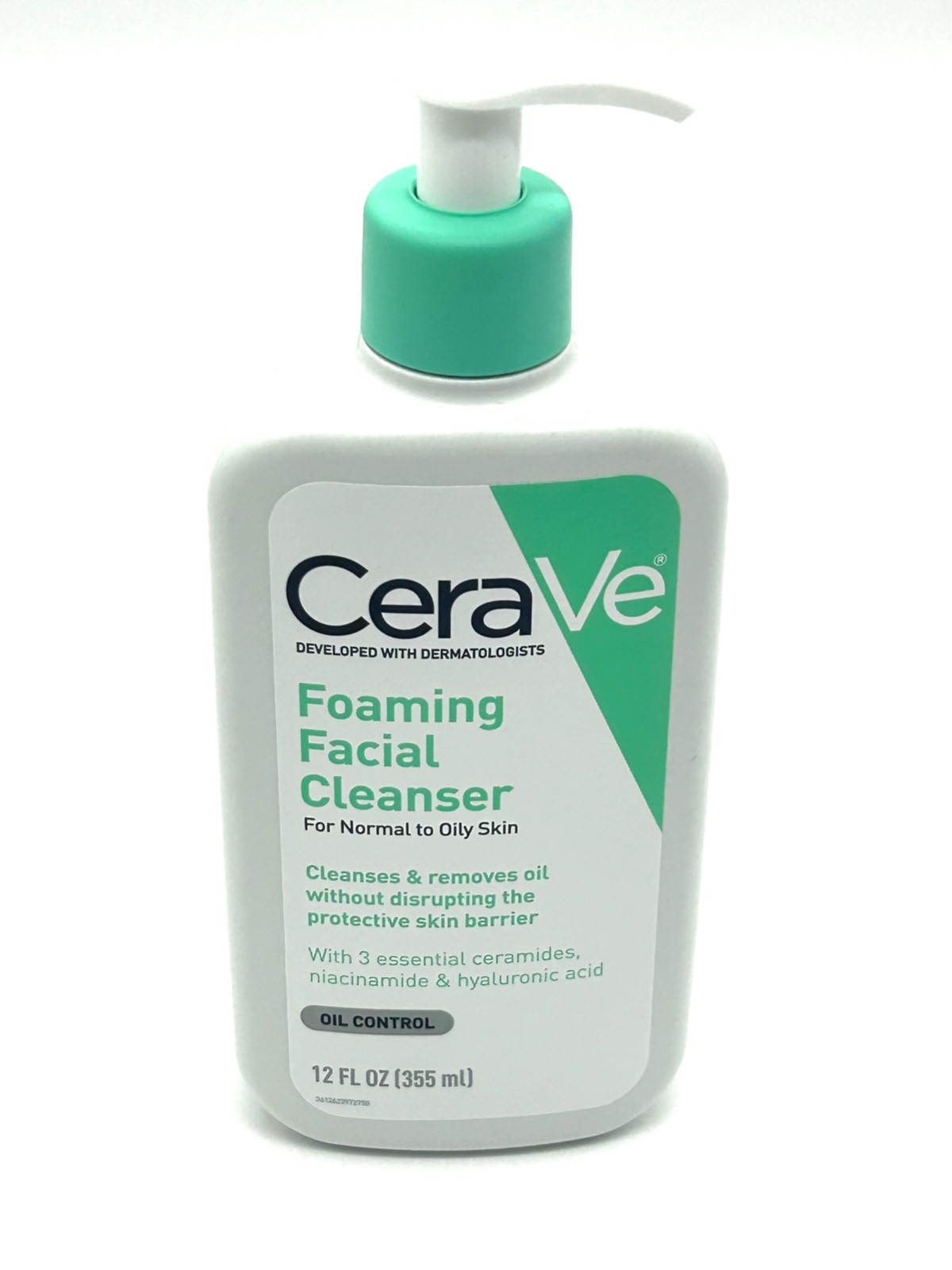 CERAVE Foaming Facial Cleanser 12oz w/o box