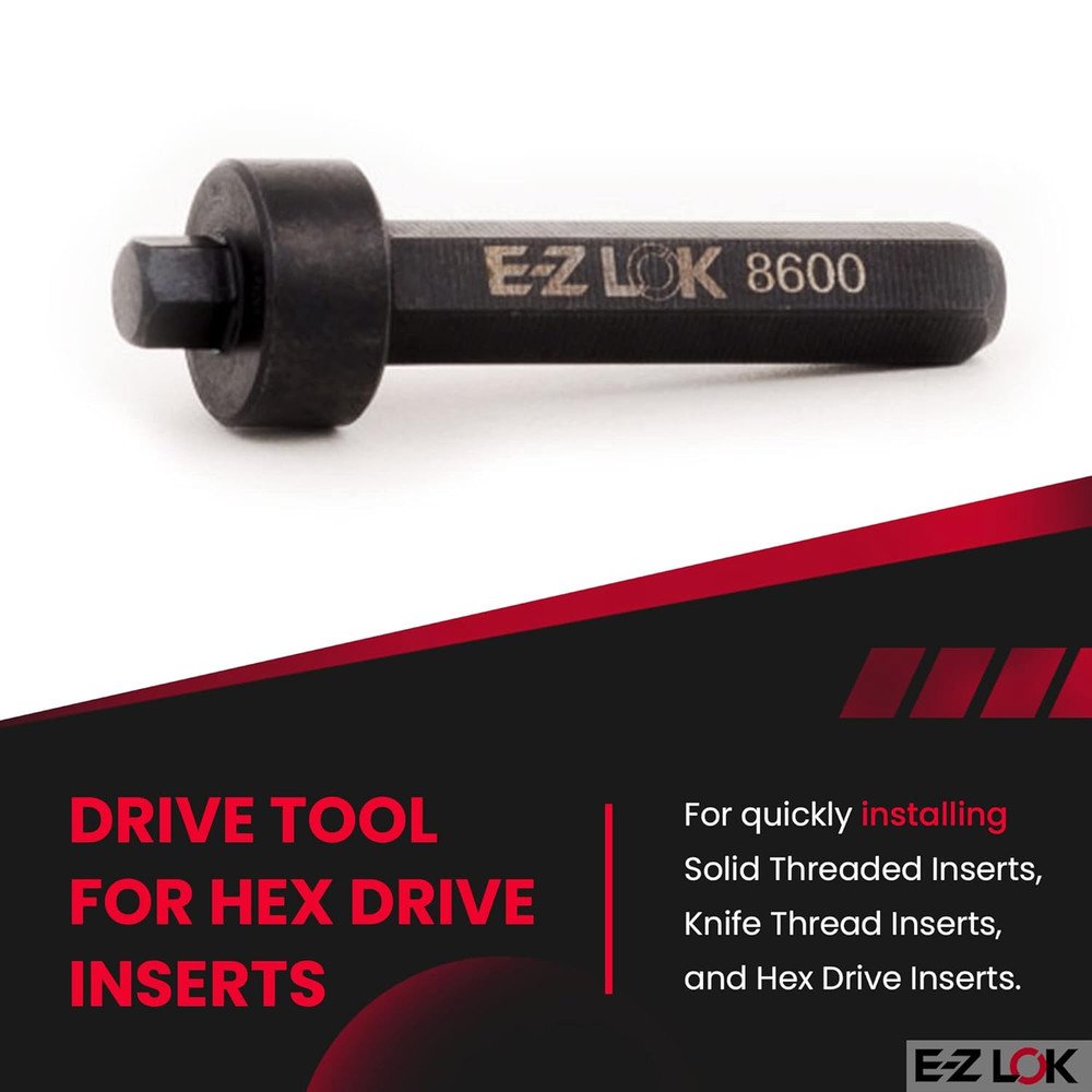 -8600 Thread Insert Drive Tool for Hex Drive Threaded Inserts Installation Drill