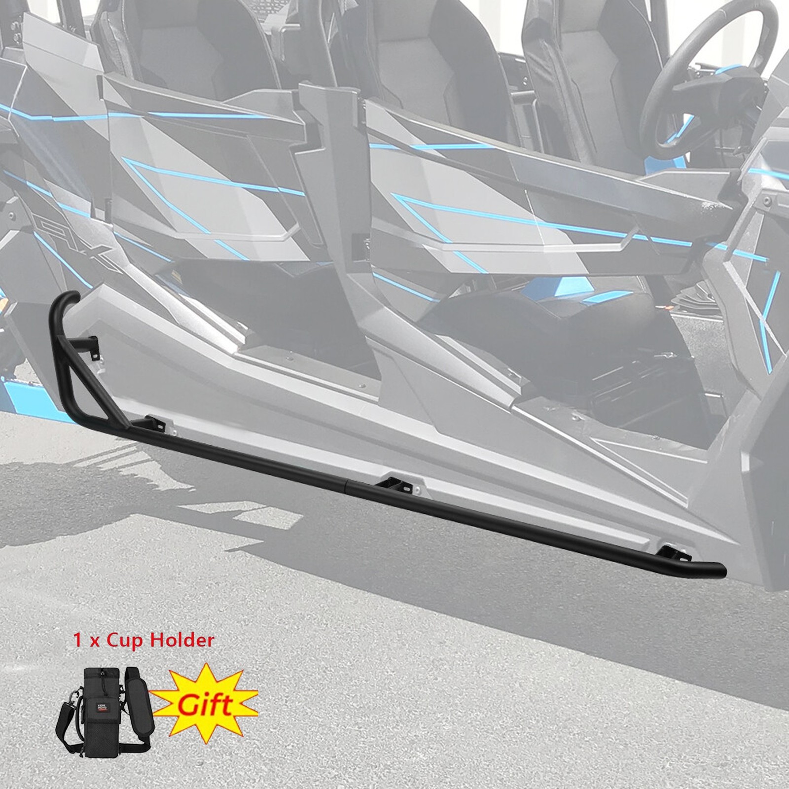 Heavy Duty Side Steps Nerf Bars For Polaris RZR XP 4 1000/ 4 900 Turbo 2015-2023