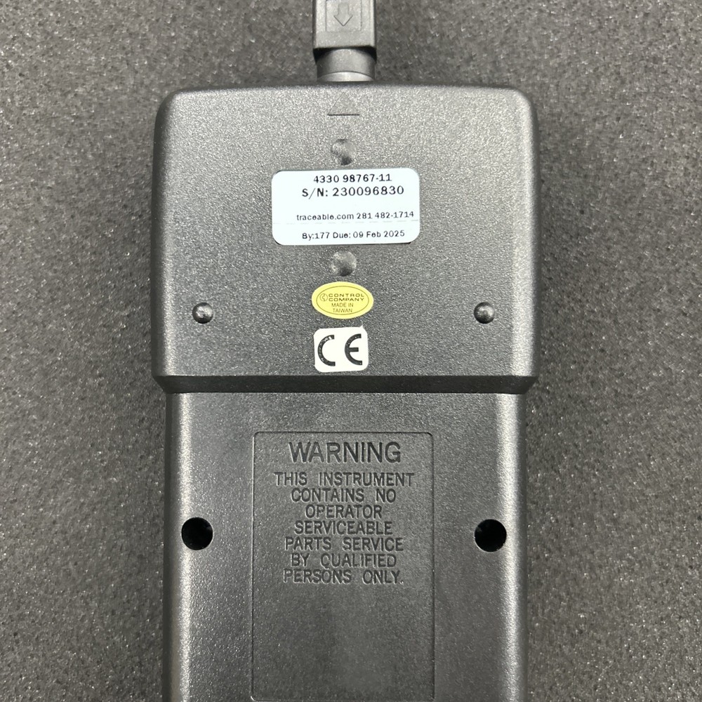 Control Company/Traceable 4330 Hot Wire Anemometer/Thermometer