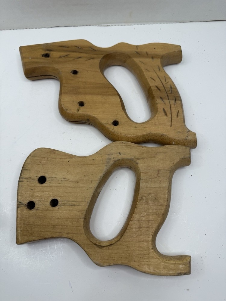 8 Assorted Wood Crosscut Saw Handles