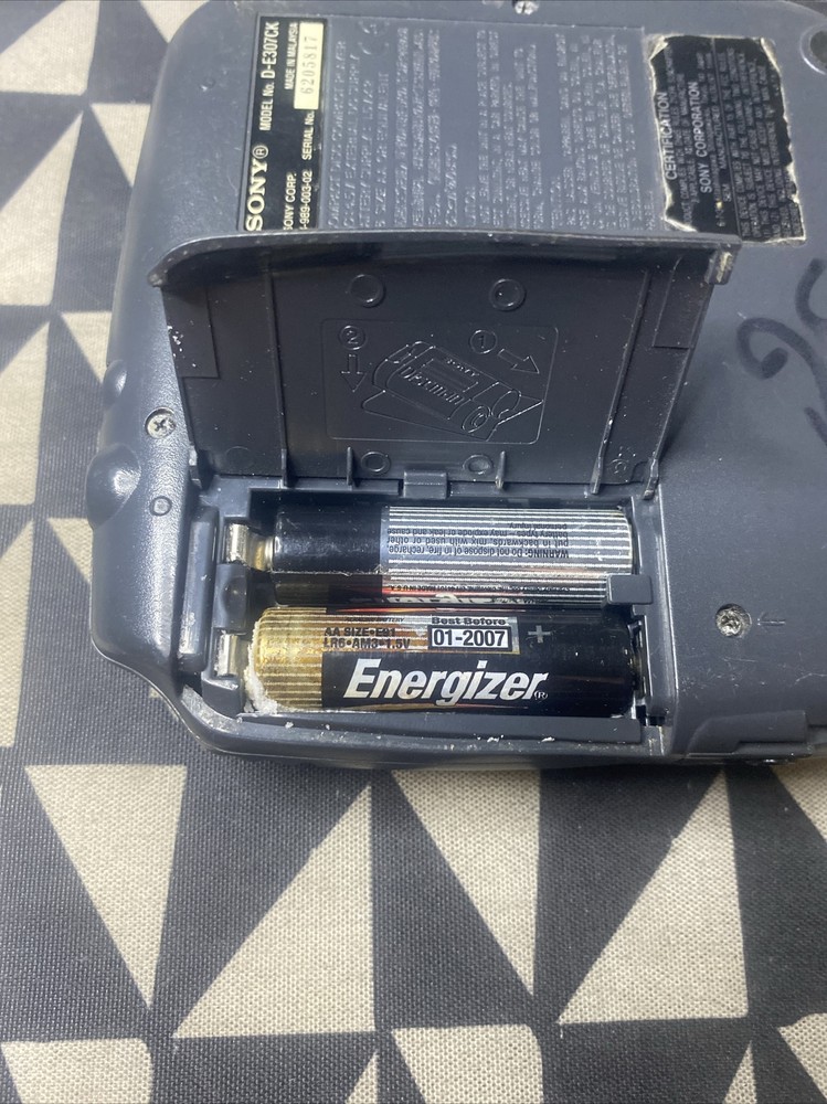 SONY DISCMAN ESP D-E307CK - Not Tested - Read Description