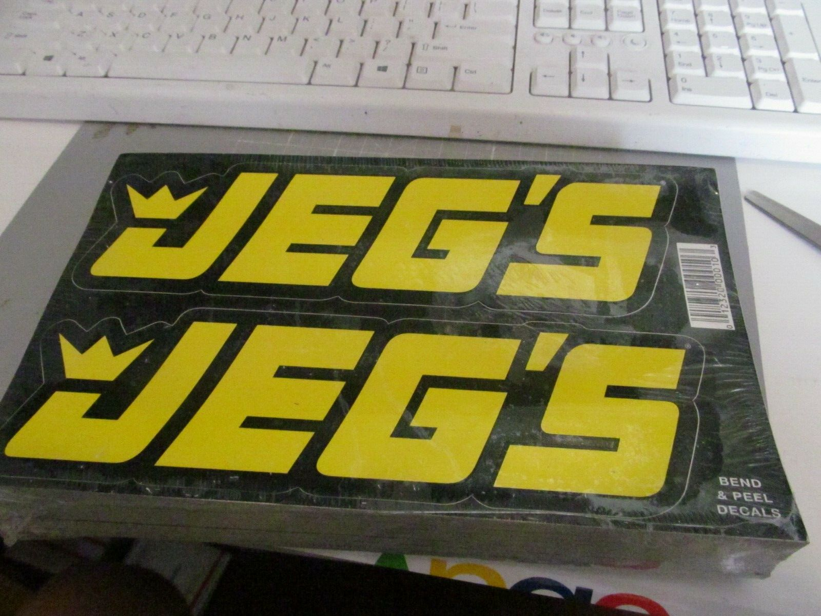 JEGS STICKER DECAL ORIGINAL OLD STOCK RACING