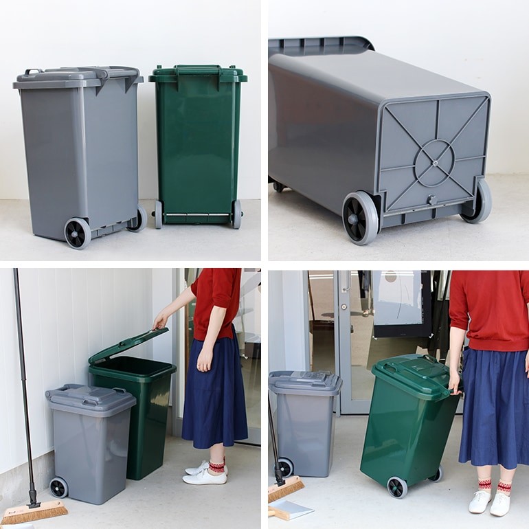 Plastic Trash Can 65L