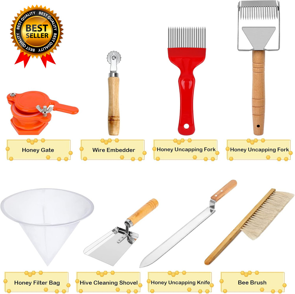 Beekeeping Supplies, 30 PCS Bee Keeping Starter Kit, Beekeeping