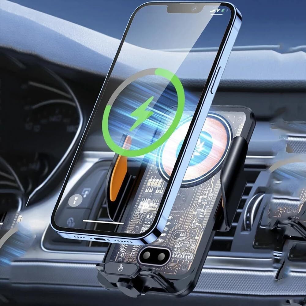 66W Fast Wireless Car Charger Automatic Clamping Mount Air Vent Phone Holder