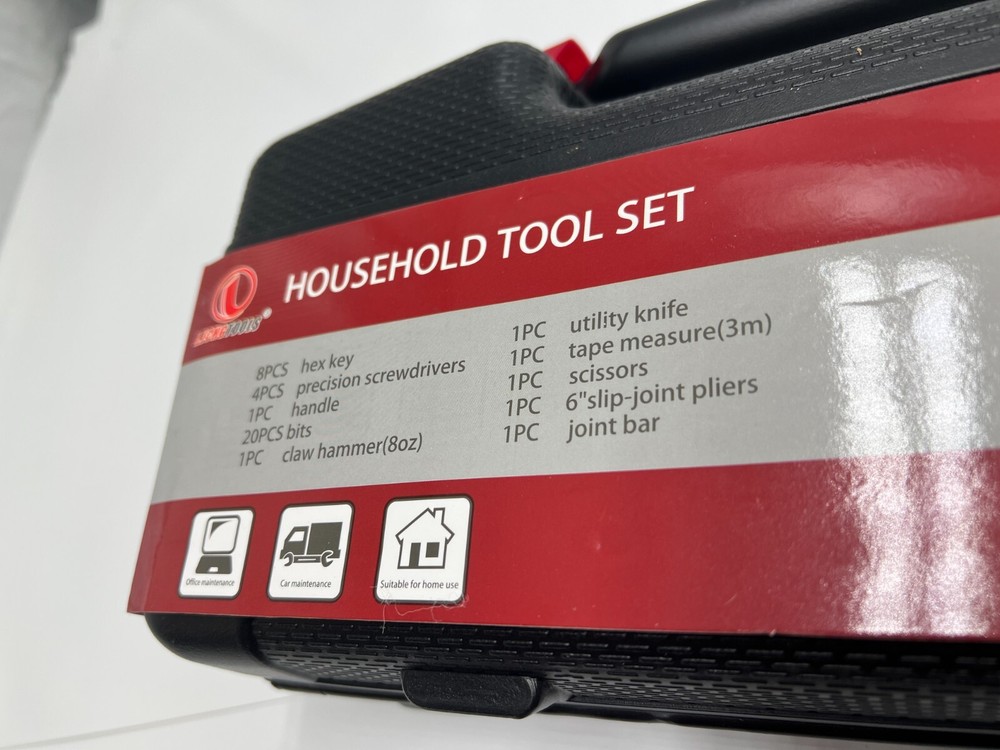 LECHGTOOLS Household Tool 39 Piece Hex Key Precision Screwdriver Handle Bit