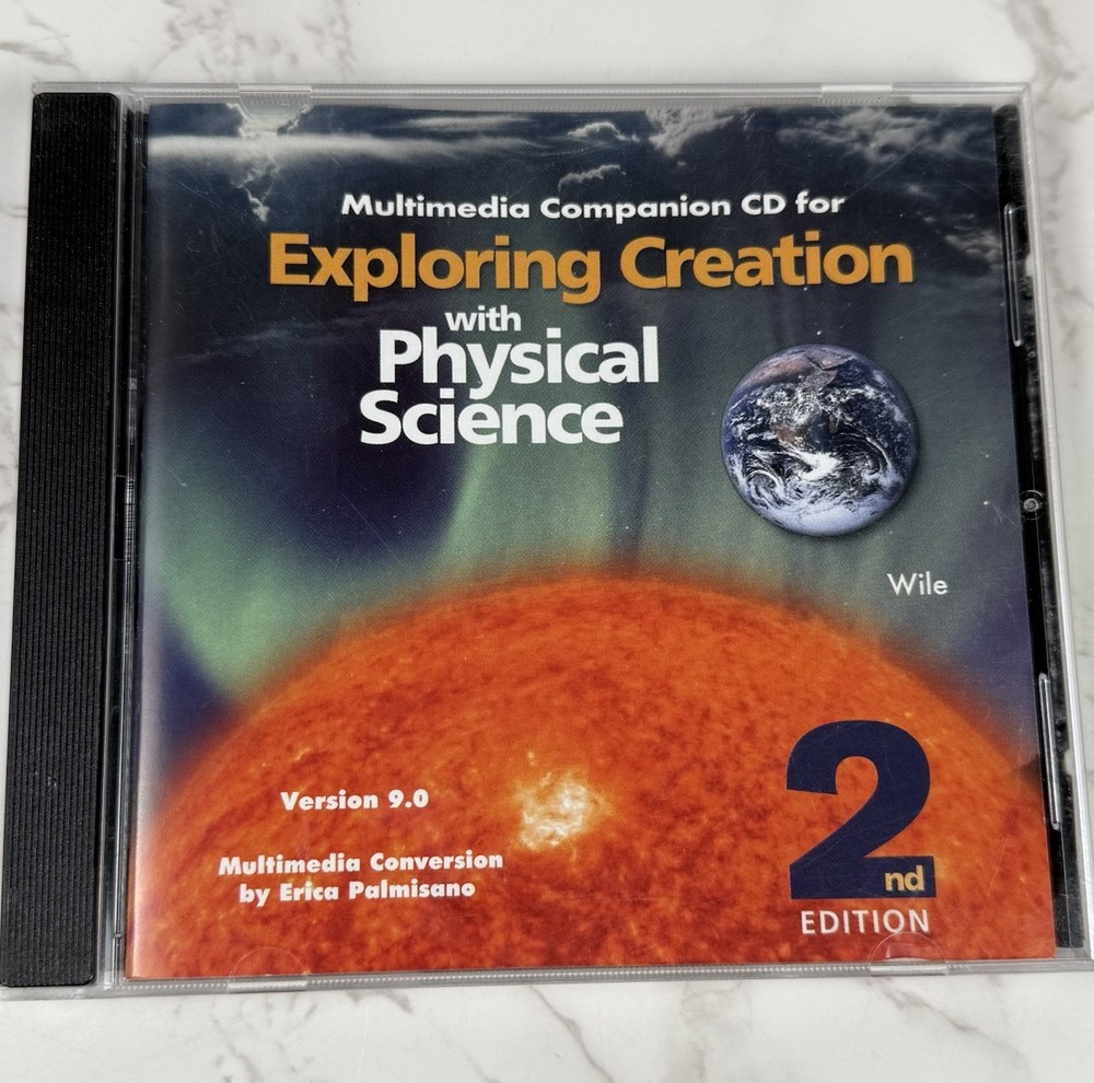 Exploring Creation with Physical Science 2nd Edition Companion CD Version 9.0