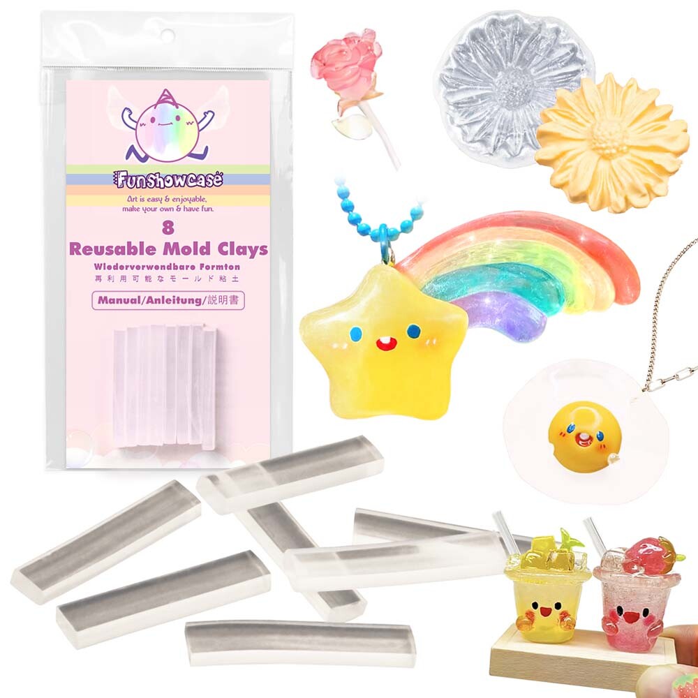 Reusable Resin Clay Moldable Plastic for Sculpting, Mold Making