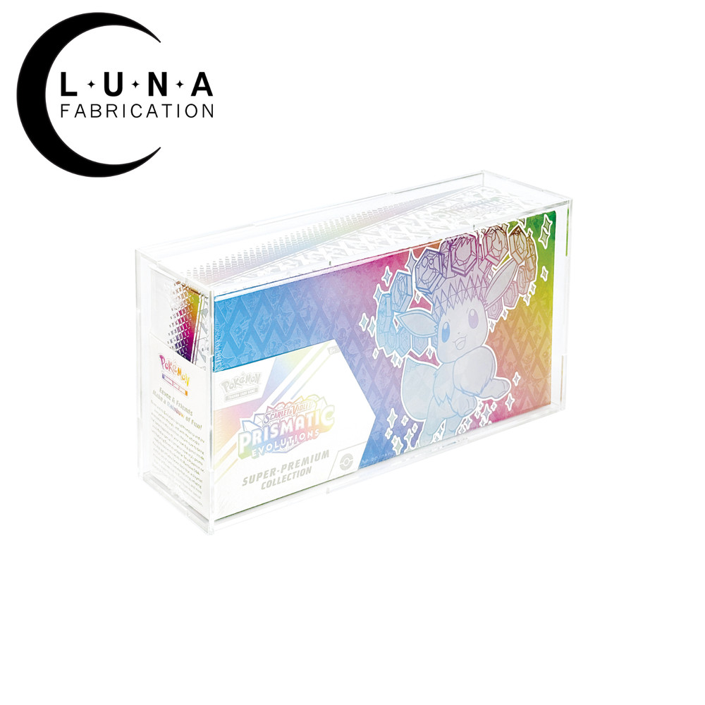 Acrylic Display Case for Pokemon Prismatic Evolutions SPC