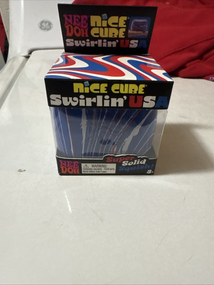NEEDOH Nice Cube Swirlin' USA Super Solid Squish NEW