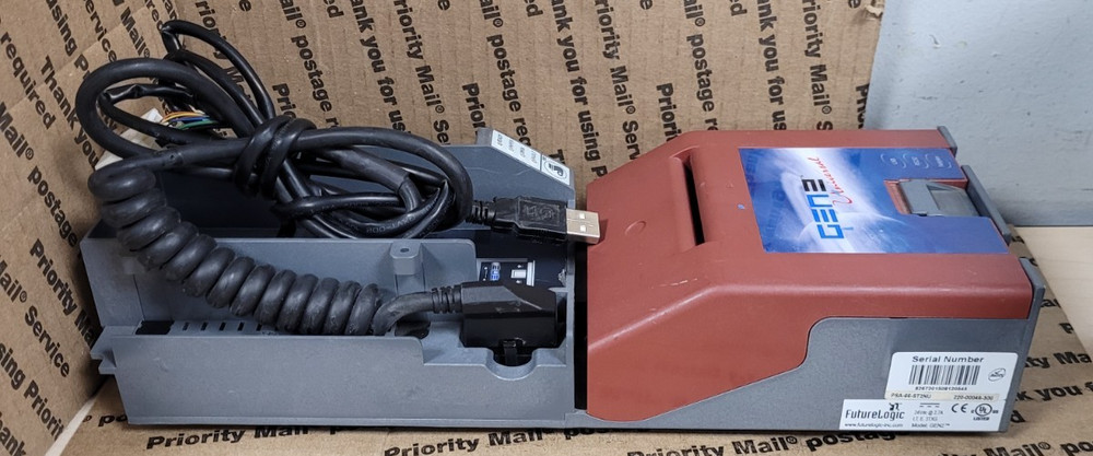 FutureLogic GEN2 Slot Machine Ticket Printer UNIVERSAL INC W/CABLE (UNTESTED)