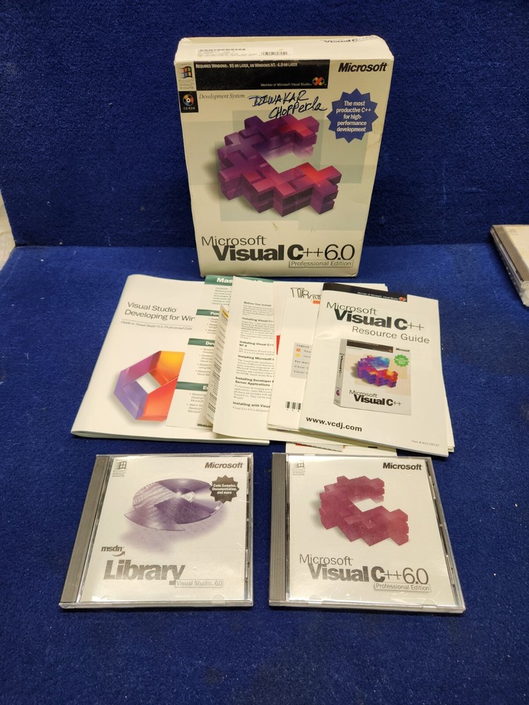 Microsoft Visual C++ 6.0 Professional Edition