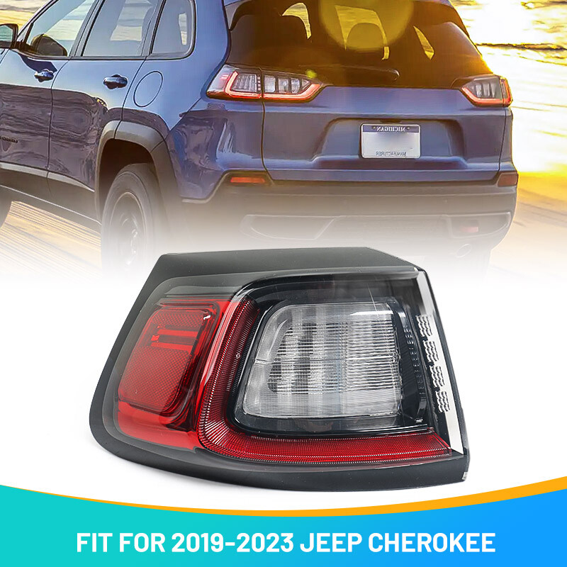 Driver Full LED Outer Tail Light For 2019-2023 Jeep Cherokee Brake Lamp Left LH