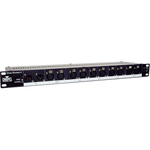 Chauvet DJ Data Stream 4 Optical DMX-512 Splitter w/ 4 Outputs From Single Input