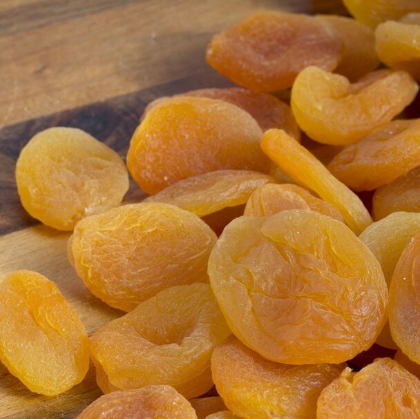 Bulk Sulfured Apricots 10 Pound Wholesale Box