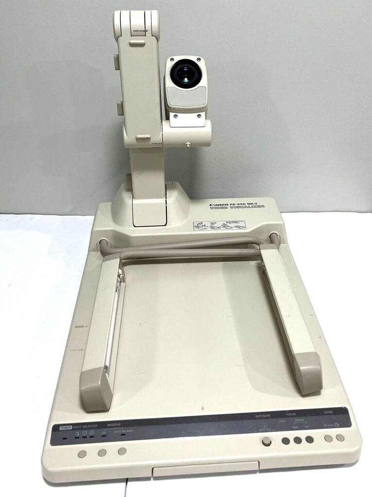 CANON RE-650 MKII VIDEO VISUALIZER DOCUMENT PROJECTOR
