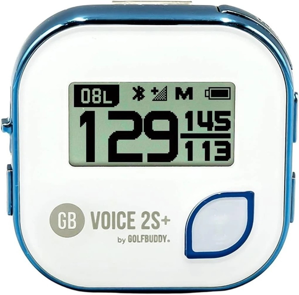 Voice 2S+ Talking GPS Rangefinder, Clip on Hat Golf Navigation, Slope Mode on...