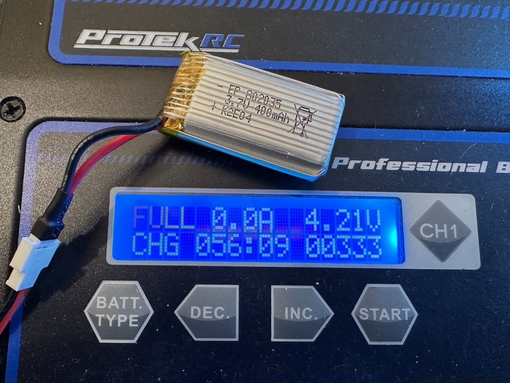 Eachine P-40 400mm RTF NIB 3 batteries