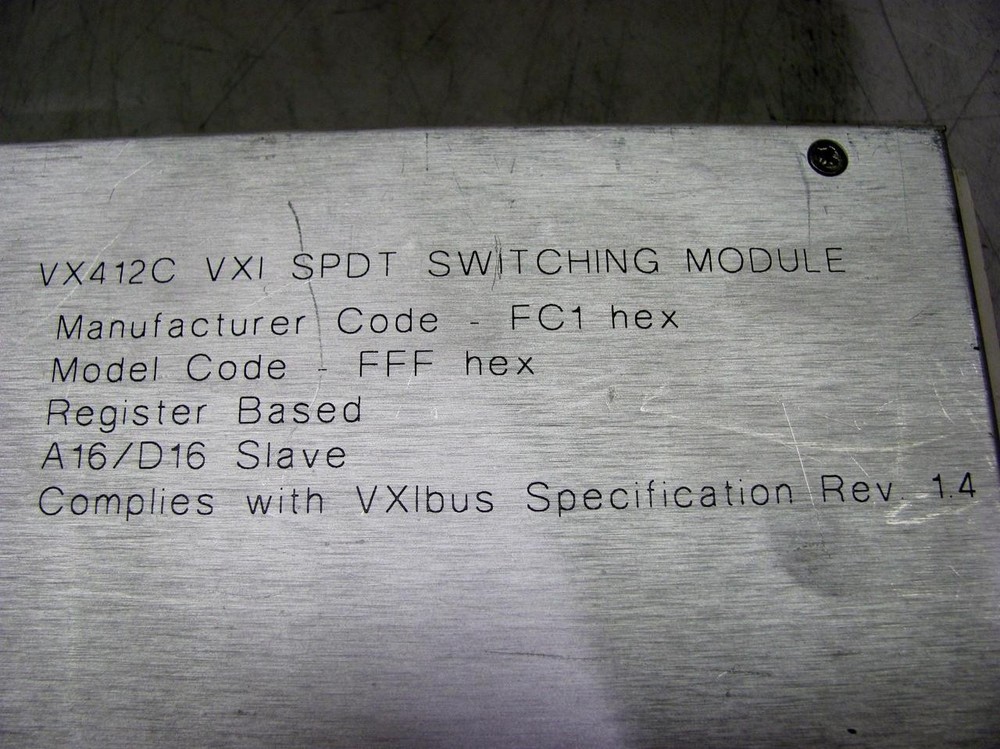 C&H TECHNOLOGIES VX412C REV 1 T1280