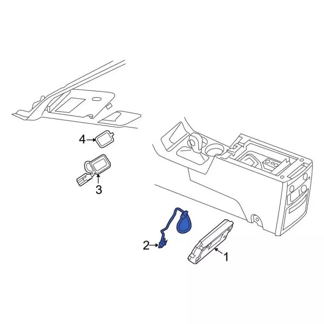 Genuine Ford 2013-2019 Flex Cable DA8Z-14D202-B
