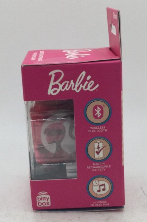 BARBIE Bitty Box, Bluetooth Speaker Miniature With Keychain
