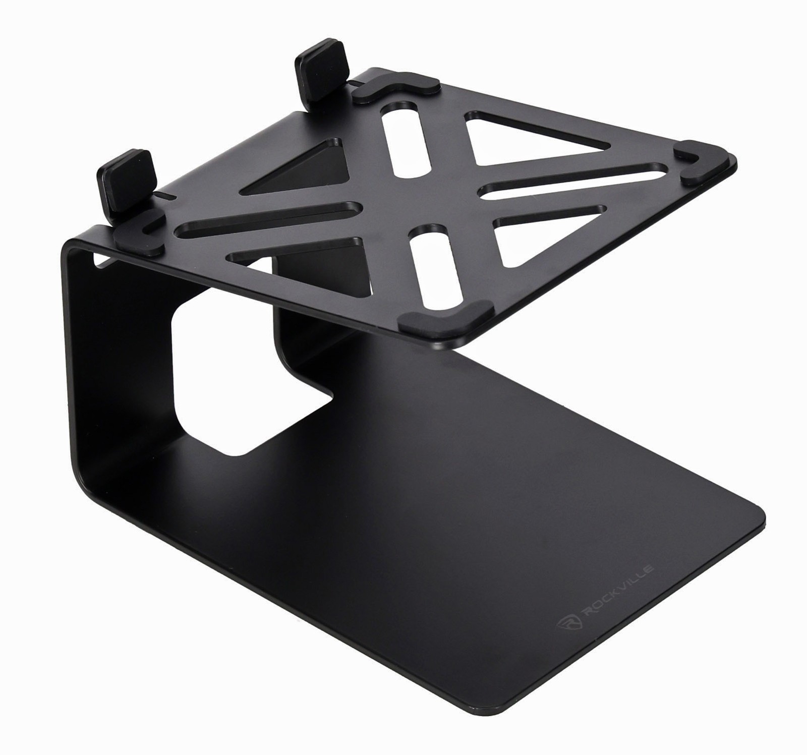 Pair Rockville SR4 Speaker Riser Stands For 4" Desktop Speakers or Monitors