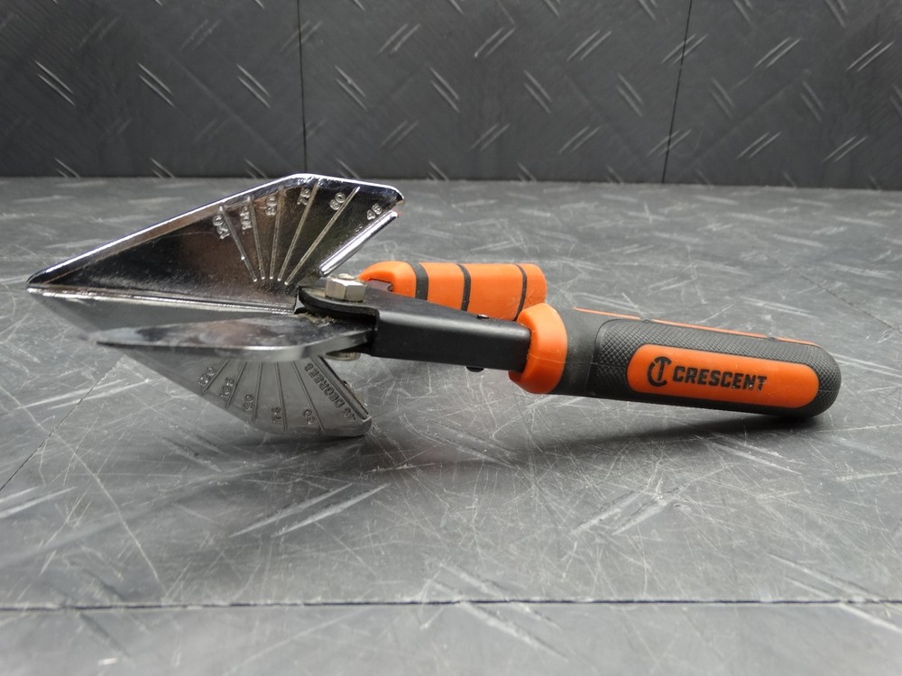 Crescent Multi-Angle Miter Cutter Shears Adjustable Trim & Molding Hand Tool