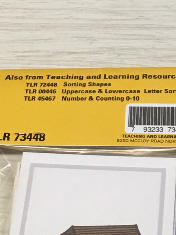 Color Sorting - 56 Laminated Cards - Activity Set