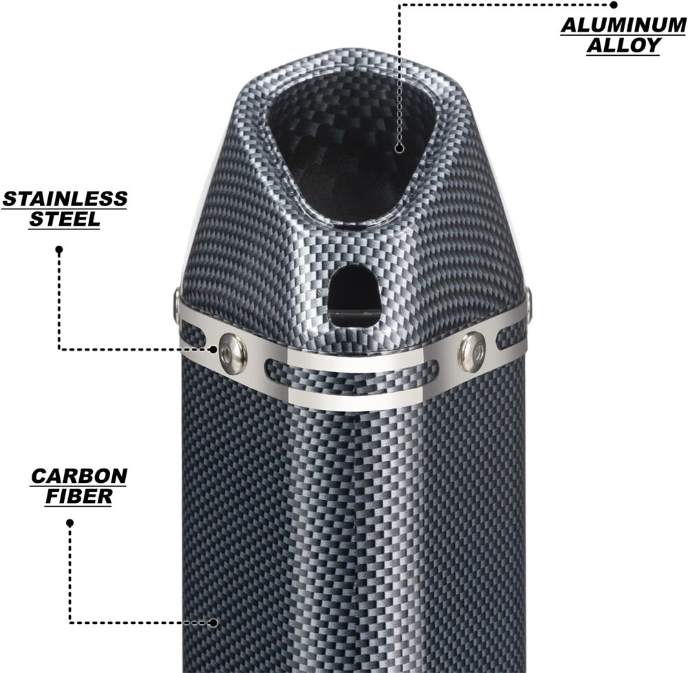 For Honda Grom 125 Mid Low Exhaust Muffler DB Killer Boom Vader Ice Bear 2014-25